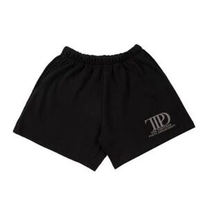 taylor swift tortured poets department black lounge shorts